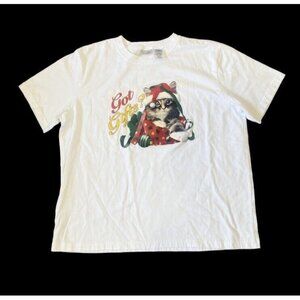 Vintage Women’s XL Tshirt Christmas Cat Kitten, Got Gifts? Mom Grandma Style